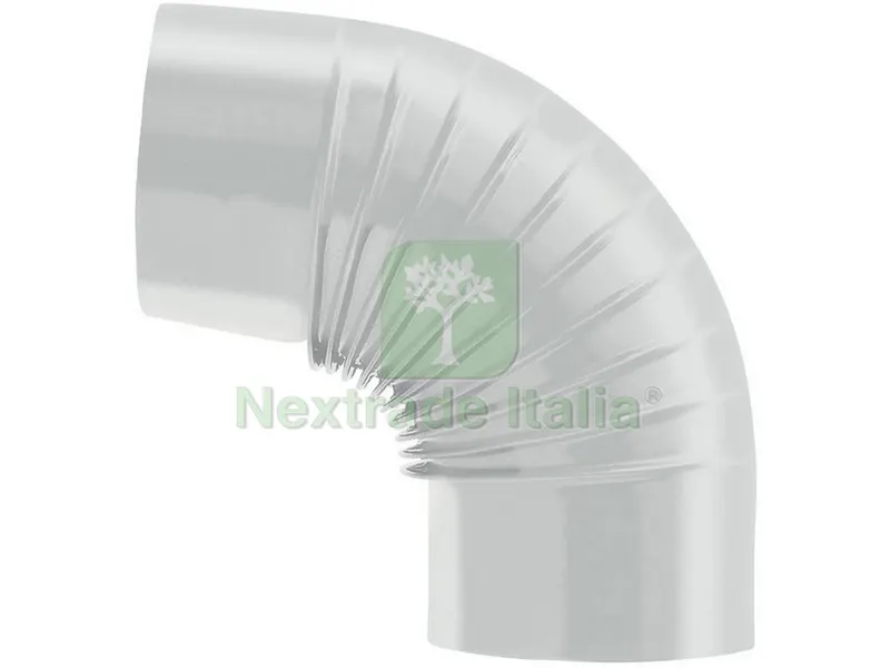 12PZ GOMITO 90° PER STUFA A LEGNA PORCELLANATO CLASSIC Col. Bianco Ø cm. 12 — Stufe e camini — rif. FERX.VIT55032 12PZ GOMITO 90° PER STUFA A LEGNA PORCELLANATO CLASSIC Col. Bianco Ø cm. 12 — Stufe e camini — rif. FERX.VIT55032