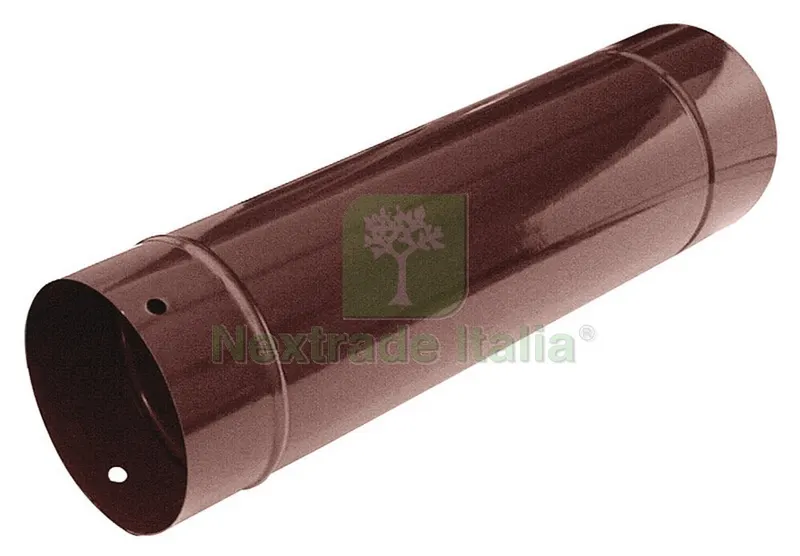 TUBO PER STUFA Ø cm. 18x100 Col.Marrone — Canne fumarie e fumisteria — rif. FERX.VIT15449 TUBO PER STUFA Ø cm. 18x100 Col.Marrone — Canne fumarie e fumisteria — rif. FERX.VIT15449