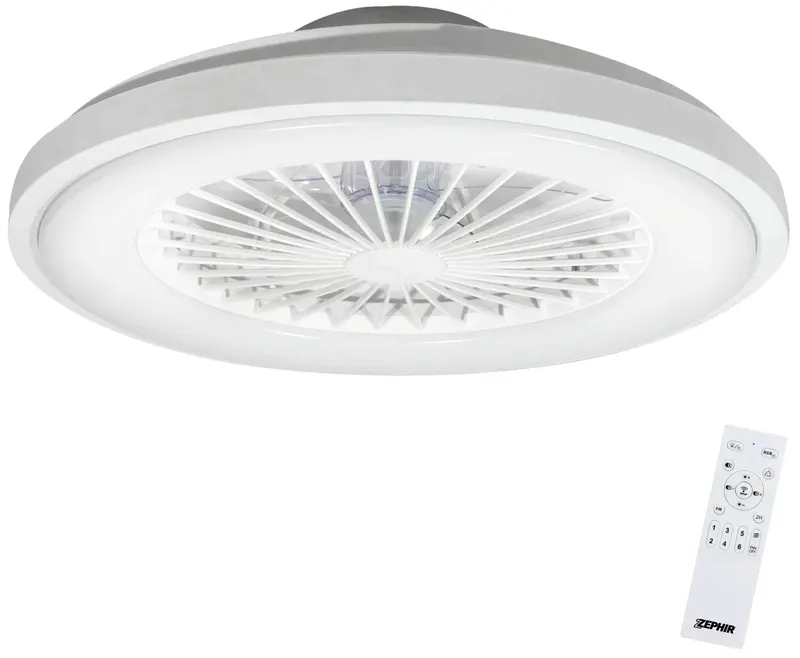 Zephir VENTILATORE PLAFONIERA LED ZVP6 CON LUCE BIANCA REGOLABILE — Illuminazione — rif. FERX.VIT60599