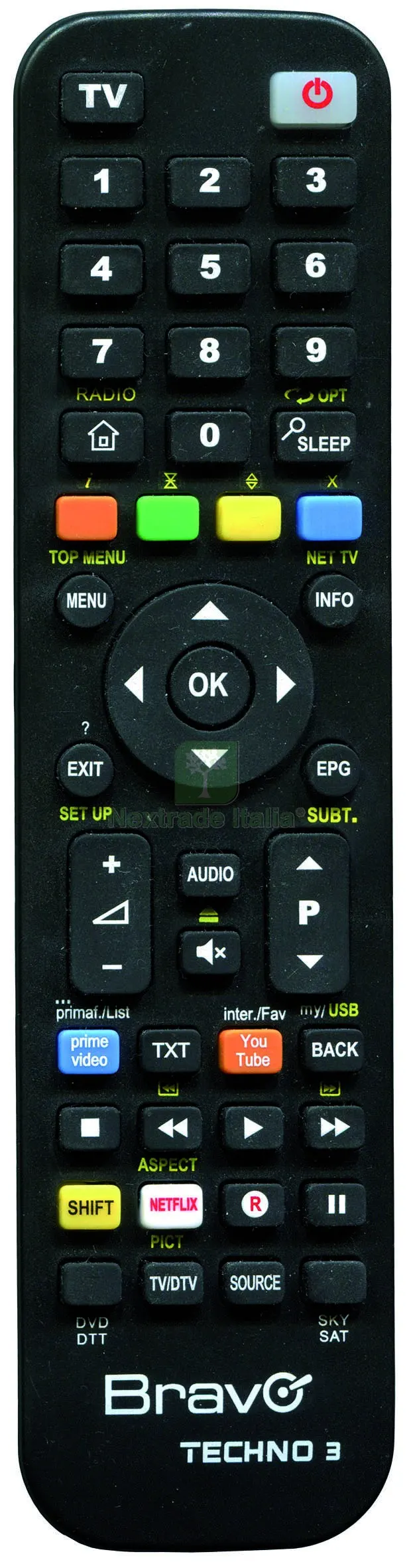 TELECOMANDO PROGRAMMABILE PER TV-DVD/VRC/DTT-SAT/SKY TECHNO 3 — Telecomandi e ricambi — rif. FERX.VIT57484 TELECOMANDO PROGRAMMABILE PER TV-DVD/VRC/DTT-SAT/SKY TECHNO 3 — Telecomandi e ricambi — rif. FERX.VIT57484
