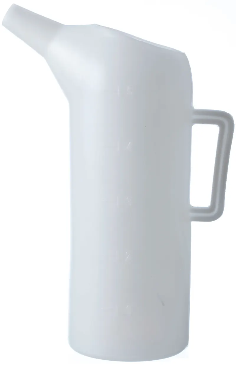 CARAFFA GRADUATA CON IMBUTO PER OLIO lt. 2 — Cristalleria e tavola — rif. FERX.VIT55493