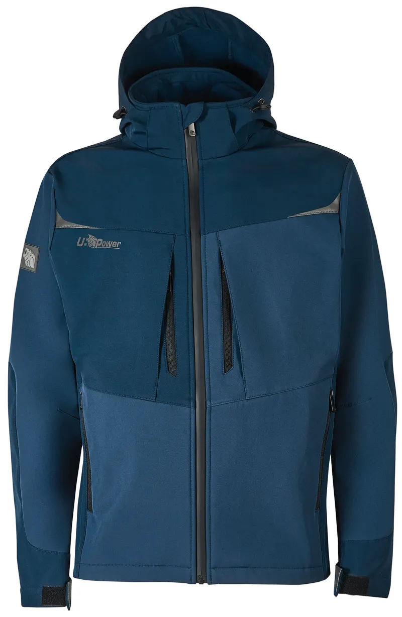 U-Power GIUBBINO SOFTSHELL VERVE Col. Blu Mis. XXL — Abbigliamento da lavoro — rif. FERX.VIT60603 U-Power GIUBBINO SOFTSHELL VERVE Col. Blu Mis. XXL — Abbigliamento da lavoro — rif. FERX.VIT60603