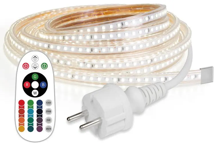 Suprema STRISCIA LED RGB 8 W/m - 60 Led/m, IP65 con telecomando, 5 mt. — Illuminazione — rif. FERX.VIT60472 Suprema STRISCIA LED RGB 8 W/m - 60 Led/m, IP65 con telecomando, 5 mt. — Illuminazione — rif. FERX.VIT60472