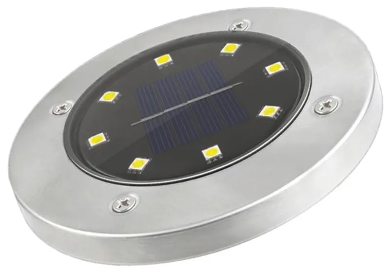 12PZ Suprema Luce Solare Segnapasso con Sensore Crepuscolare, 8 led x 0,2 watt, 10 lumen — Illuminazione — rif. FERX.VIT60529 12PZ Suprema Luce Solare Segnapasso con Sensore Crepuscolare, 8 led x 0,2 watt, 10 lumen — Illuminazione — rif. FERX.VIT60529