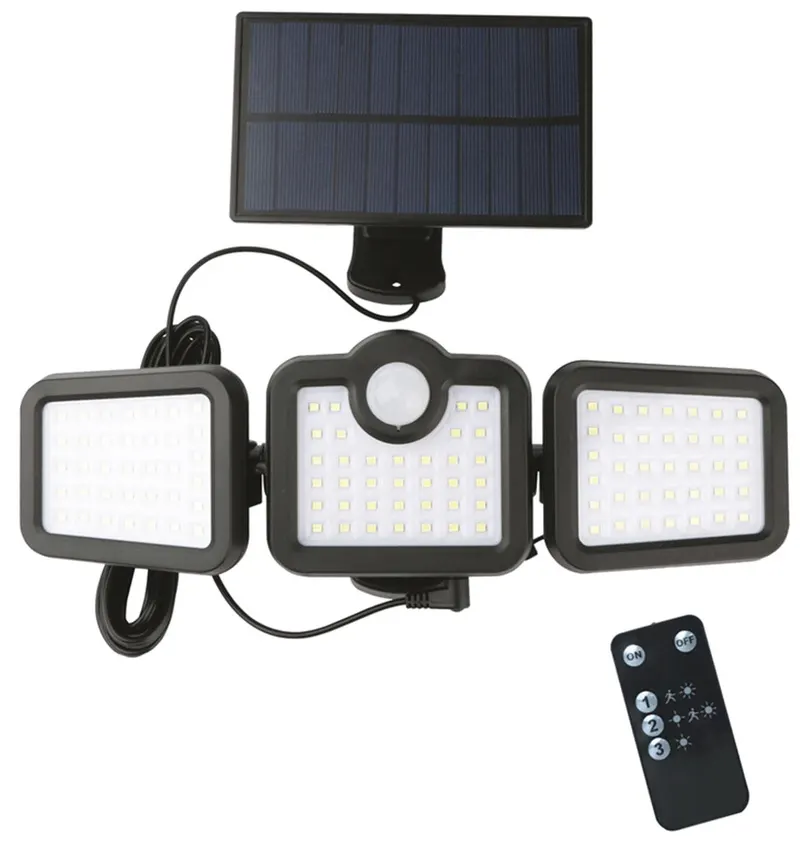 Suprema PROIETTORE SOLARE ORIENTABILE, 108 led, 10 watt, 600 lumen, luce calda — Illuminazione — rif. FERX.VIT60536