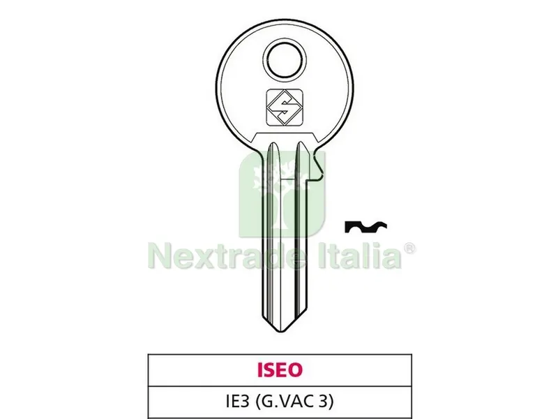 20PZ CHIAVE OTTONE IE3 (G. VAC 3) ISEO — Serrature e cilindri — rif. FERX.VIT47579 20PZ CHIAVE OTTONE IE3 (G. VAC 3) ISEO — Serrature e cilindri — rif. FERX.VIT47579