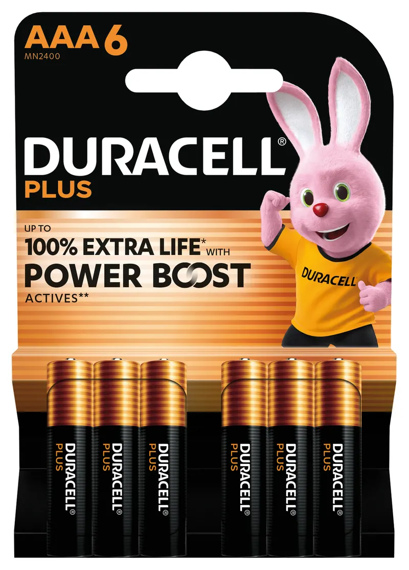 Duracell PILA ALCALINA SERIE PLUS POWER BOOST 6 PZ. MINISTILO 1,5V — Pile e batterie — rif. FERX.VIT61170 Duracell PILA ALCALINA SERIE PLUS POWER BOOST 6 PZ. MINISTILO 1,5V — Pile e batterie — rif. FERX.VIT61170