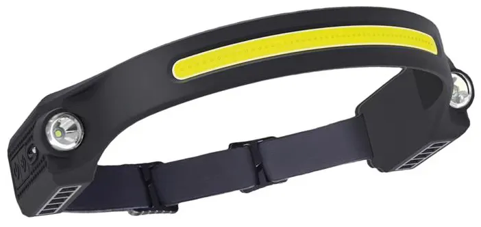 Luxen Torcia da Testa Ricaricabile in Silicone, con Sensore, 6 W, 300 lumen, 7 modalità di luce — Adesivi e sigillanti — rif. FERX.VIT60564 Luxen Torcia da Testa Ricaricabile in Silicone, con Sensore, 6 W, 300 lumen, 7 modalità di luce — Adesivi e sigillanti — rif. FERX.VIT60564