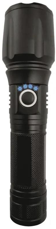 Luxen TORCIA PROFESSIONALE RICARICABILE IN ALLUMINIO 20 W, 2000 lumen, 4 modalità di luce + Zoom — Illuminazione — rif. FERX.VIT60560 Luxen TORCIA PROFESSIONALE RICARICABILE IN ALLUMINIO 20 W, 2000 lumen, 4 modalità di luce + Zoom — Illuminazione — rif. FERX.VIT60560