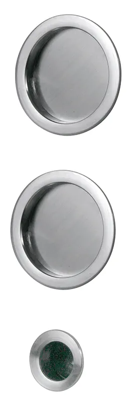 Kit Maniglie Tondo Cieco per Porte Scorrevoli Col. cromo satinato — Maniglie e pomelli — rif. FERX.VIT60728
