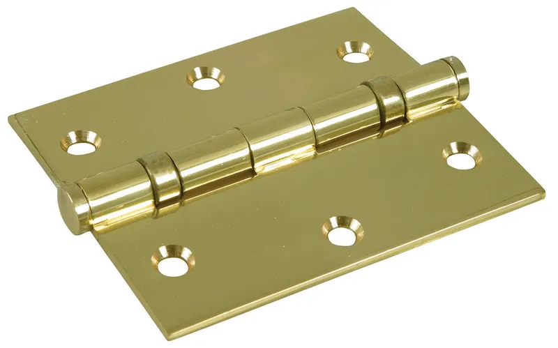 IBFM CERNIERA CON CUSCINETTI A SFERA E POMOLO PIANO in acciaio ottonato mm. 76x63 (3x2,5'') — Cerniere e cardini — rif. FERX.VIT60956 IBFM CERNIERA CON CUSCINETTI A SFERA E POMOLO PIANO in acciaio ottonato mm. 76x63 (3x2,5'') — Cerniere e cardini — rif. FERX.VIT60956