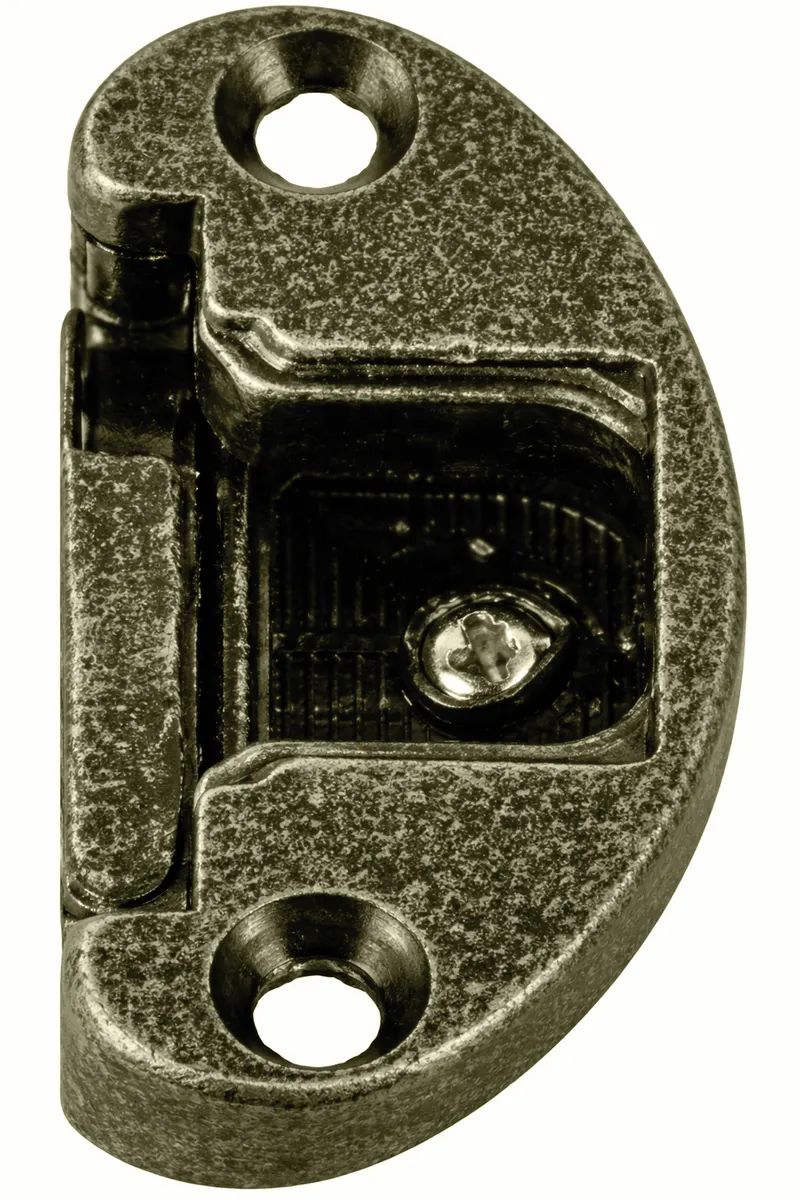 10PZ Basetta per Cerniere per Mobili mm. 51,65x22,6 Col. Bronzo — Cerniere e cardini — rif. FERX.VIT61212