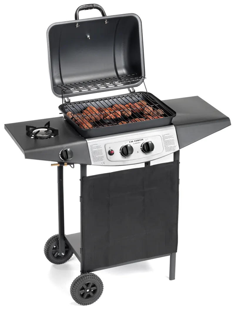 Ompagrill Barbecue a GAS 4939 Double 2+1 Fuochi cm. 98x43x100 h — Tempo libero outdoor — rif. FERX.VIT58667