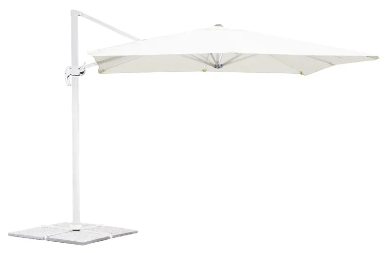 OMBRELLONE DELUXE mt. 3x3 col. Bianco — Tempo libero outdoor — rif. FERX.VIT61050 OMBRELLONE DELUXE mt. 3x3 col. Bianco — Tempo libero outdoor — rif. FERX.VIT61050