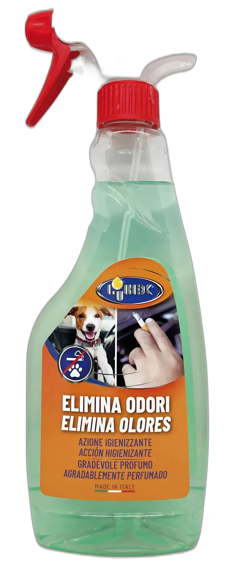 12PZ Lubex IGIENIZZANTE ELIMINA ODORI PER AUTO ml. 500 — Cura e pulizia auto — rif. FERX.VIT61291