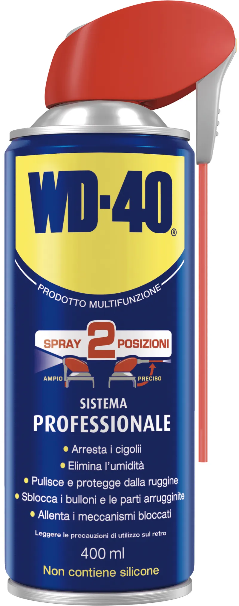 SPRAY LUBRIFICANTE WD-40 ml. 400 smart straw (confezione 12 pezzi) — Lubrificanti e oli — rif. FERX.VIT60870 SPRAY LUBRIFICANTE WD-40 ml. 400 smart straw (confezione 12 pezzi) — Lubrificanti e oli — rif. FERX.VIT60870