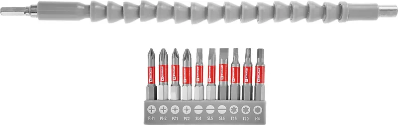 Einhell Set Bits con Alberino Flessibile 11 Pezzi — Marchi utensili elettrici — rif. FERX.VIT60866 Einhell Set Bits con Alberino Flessibile 11 Pezzi — Marchi utensili elettrici — rif. FERX.VIT60866