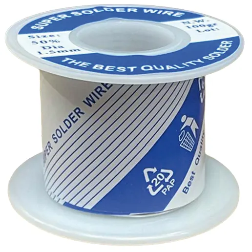 STAGNO PER SALDATURA IN ROCCHETTO AL 33% Ø mm. 1,5 - gr. 100 — Saldatrici e accessori — rif. FERX.VIT60343 STAGNO PER SALDATURA IN ROCCHETTO AL 33% Ø mm. 1,5 - gr. 100 — Saldatrici e accessori — rif. FERX.VIT60343