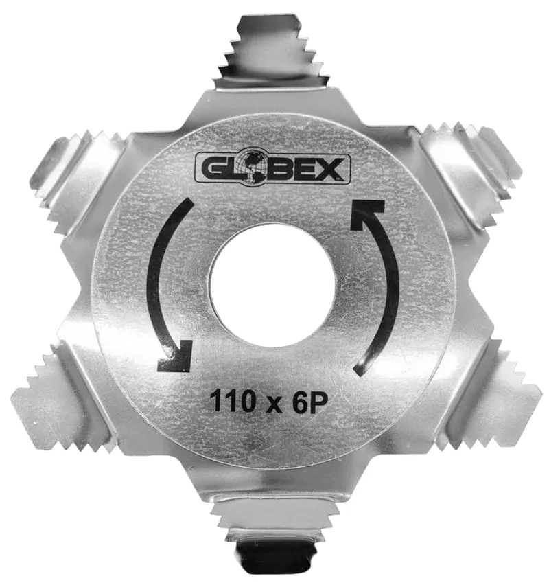 Globex DISCO ANTI AVVOLGIMENTO ERBA A 6 DENTI PER DECESPUGLIATORE — Attrezzi da giardino a motore — rif. FERX.VIT60644
