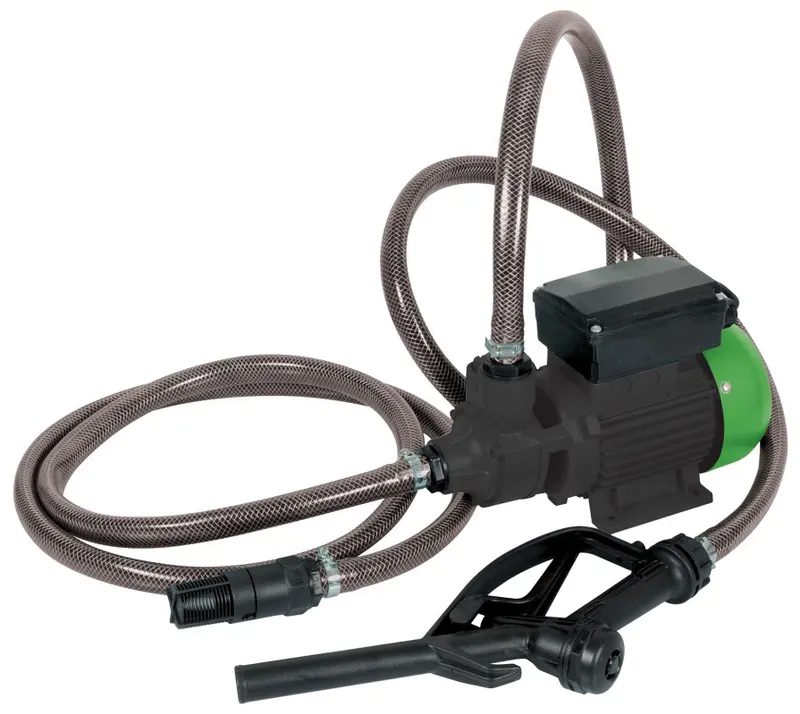 KIT POMPA GASOLIO 370 W CON SPRUZZATORE E TUBO MT. 4 — Spatole e attrezzi per stesura — rif. FERX.VIT60673