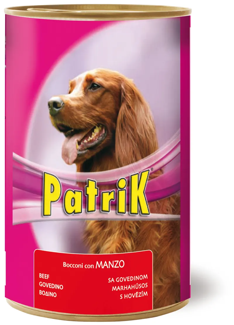 12PZ Morando BOCCONI PER CANI ''PATRIK'' gusto manzo - gr. 1250 — Cani — rif. FERX.VIT61185 12PZ Morando BOCCONI PER CANI ''PATRIK'' gusto manzo - gr. 1250 — Cani — rif. FERX.VIT61185