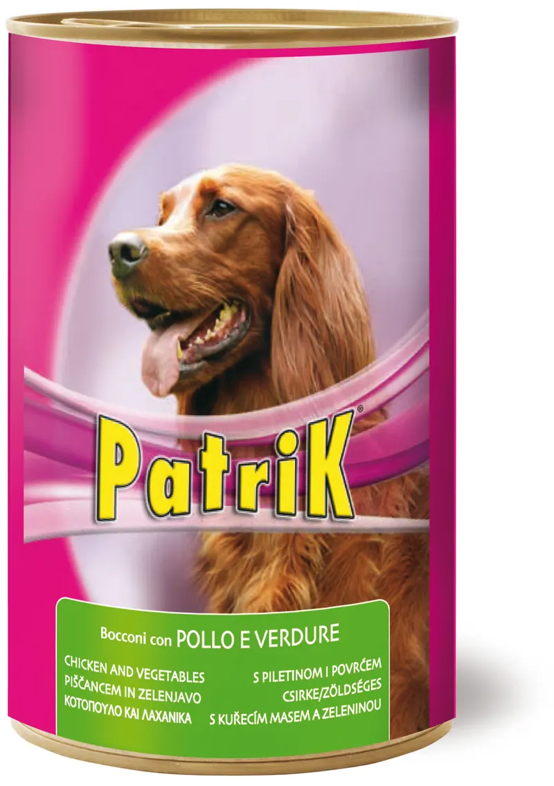 12PZ Morando BOCCONI PER CANI ''PATRIK'' gusto pollo e verdure - gr. 1250 — Cani — rif. FERX.VIT61186