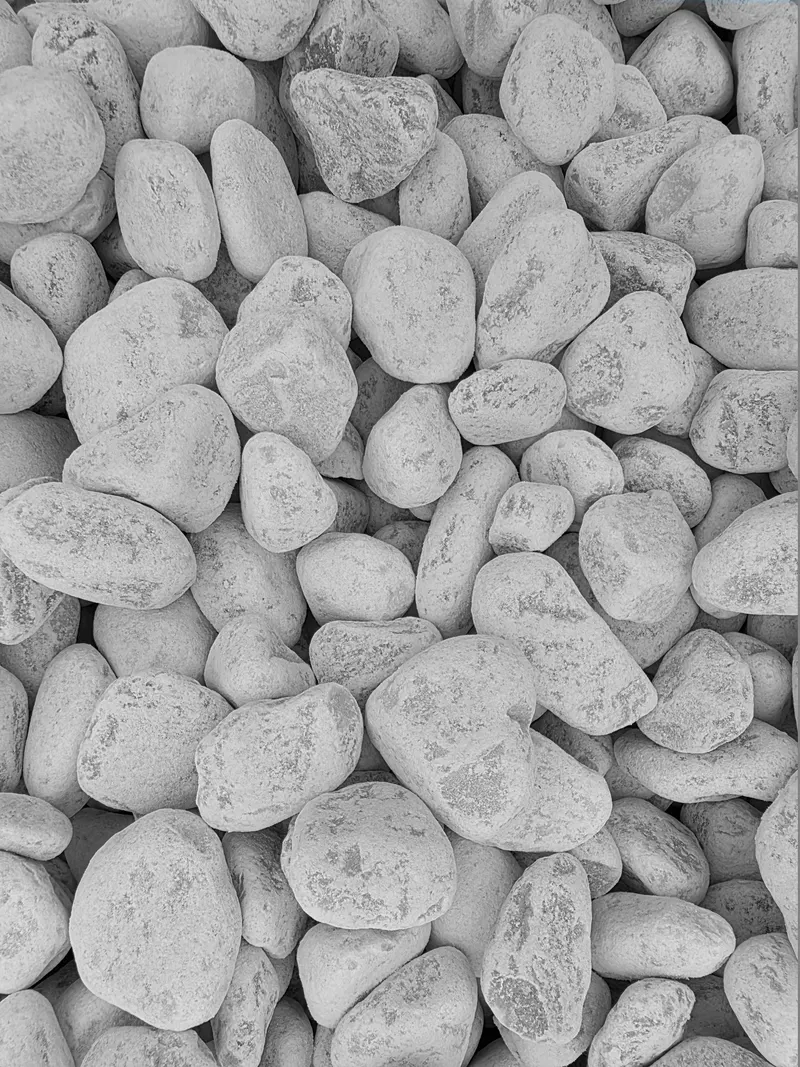 Ciottoli Bianchi di Marmo ''bianco Carrara'' mm. 40-60 - kg. 20 — Pannelli e tavole in legno — rif. FERX.VIT61161