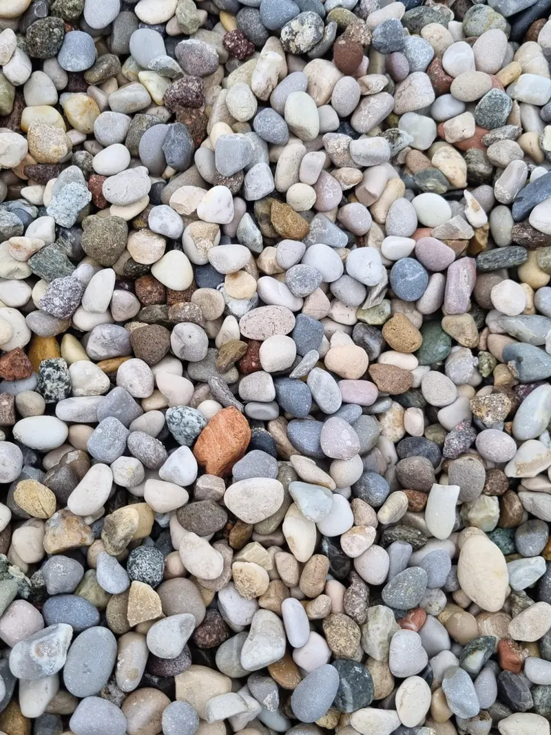 Ciottoli di Fiume ''millefiori'' mm. 10-16 - kg 20 — Utensili muratura — rif. FERX.VIT61162 Ciottoli di Fiume ''millefiori'' mm. 10-16 - kg 20 — Utensili muratura — rif. FERX.VIT61162