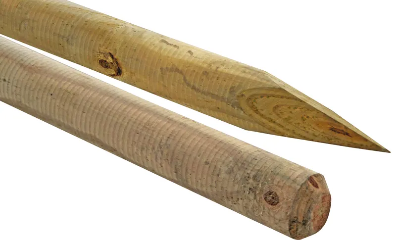 Palo Tondo in Legno a Punta Ø cm. 8X250 h — Punte, frese e dischi — rif. FERX.VIT61087
