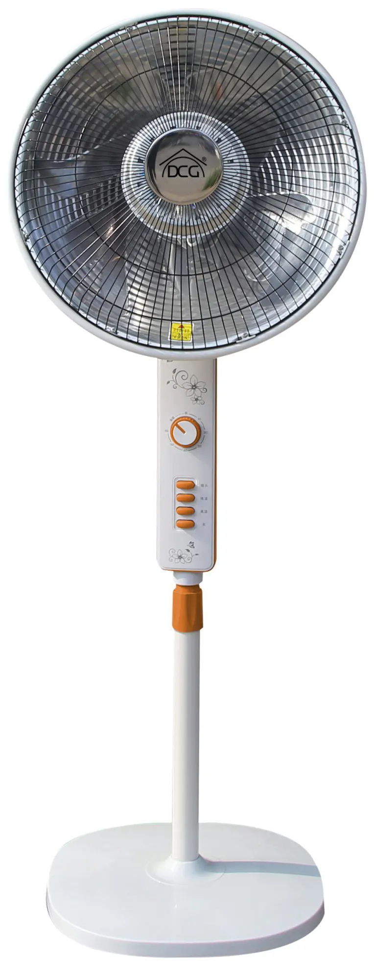 Dcg STUFA AL CARBONIO OSCILLANTE 900 W , cm. 124 h, col. Bianco/Arancione — Tubi e raccordi — rif. FERX.VIT60062